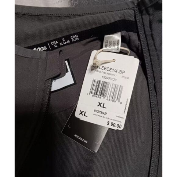 Adidas NHL Vegas GOLDEN Knights 1/4 Zip MOCK NECK Jacket WOMENS - Picture 4 of 4